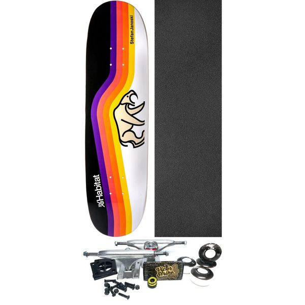 Habitat Skateboards Stefan Janoski Sabor Cork Skateboard Deck - 8.5" x 32.5" - Complete Skateboard Bundle